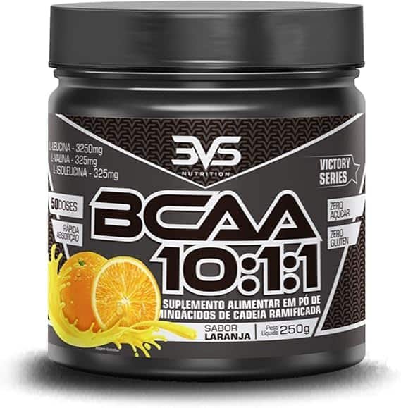 3VS-Nutrition-BCAA-250g-Sabor-gourmet-Laranja.jpg 3VS Nutrition BCAA 10:1:1 250g - Sabor gourmet Laranja - Imagem 1