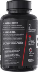 BCAA 3:1:1 Dark Lab, 60 Cápsulas, Aminoácidos, Recuperação Muscular - Imagem 2