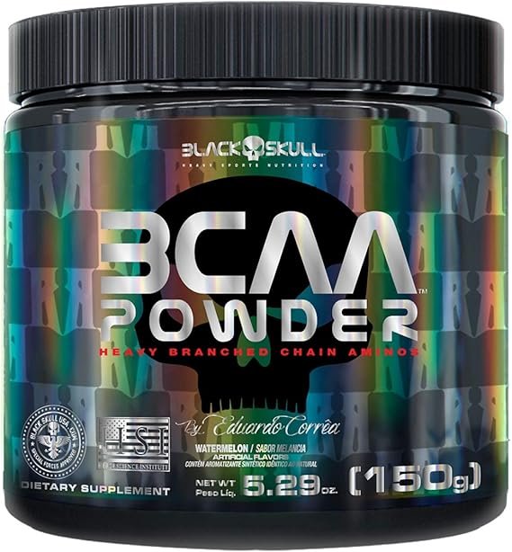 BCAA-Powder-150g-Watermelon-Black-Skull-Melancia.jpg BCAA Powder 150g Watermelon, Black Skull, Melancia - Imagem 1