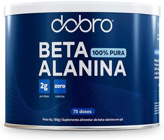 Beta-Alanina-Isolada-Dobro-150g.jpg Beta Alanina Isolada Dobro 150g - Imagem 1