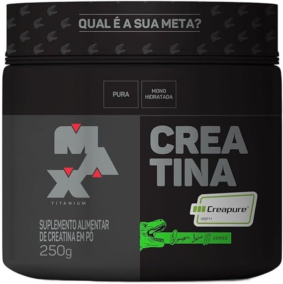 Creatina-Creapure-Ramon-Dino-250g-Unico-Max-Titanium.jpg Creatina Creapure Ramon Dino (250g), Único, Max Titanium - Imagem 1