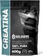 Creatina Monohidratada 600g - 100% Pura Importada - Soldiers Nutrition