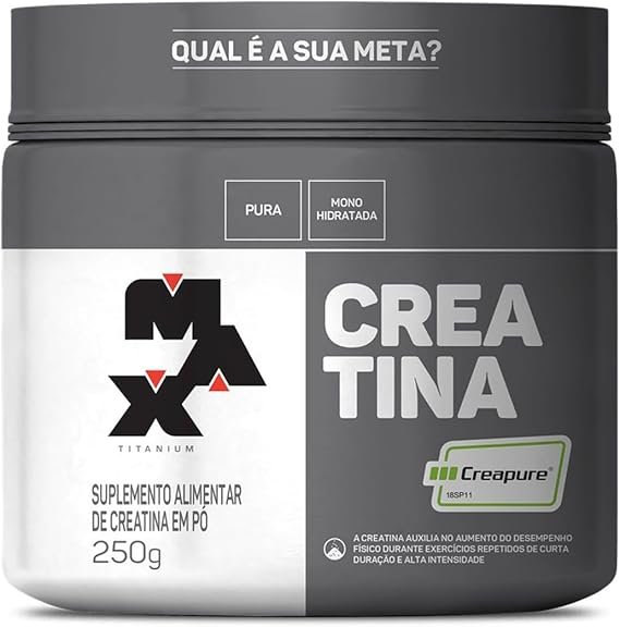 Creatina-Monohidratada-Creapure-Em-Po-83-Doses-Pote-250g-Max-Titanium.jpg Creatina Monohidratada Creapure Em Pó 83 Doses Pote 250g Max Titanium - Imagem 1