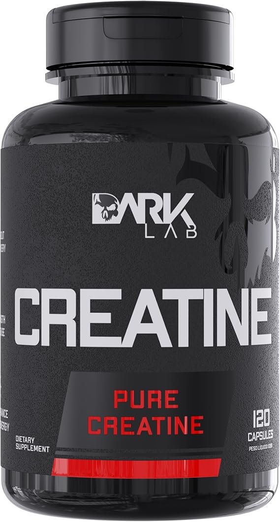Creatine-Pure-Dark-Lab-120-Capsulas.jpg Creatine Pure, Dark Lab, 120 Cápsulas - Imagem 1