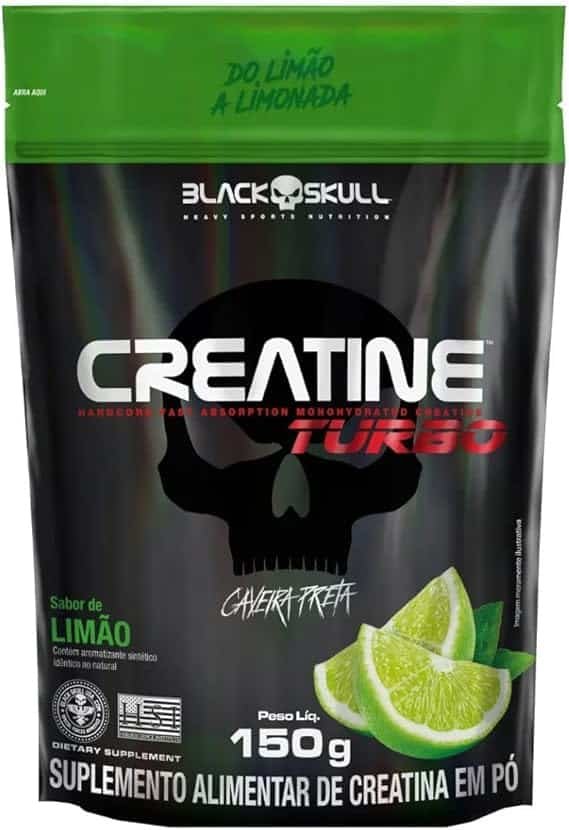 Creatine-Turbo-BlackSkull-Creatina-Monohidratada-em-po-com-carboidrato-para-melhor-absorcao-e-performance-150g-Refil-Limao-1.jpg Creatine Turbo BlackSkull - Creatina Monohidratada em pó, com carboidrato para melhor absorção e performance (300g Refil, Limão) - Imagem 1