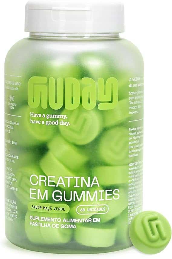 Guday-Creatina-Monoidratada-em-Gummies-60-Gomas-Sabor-Maca-Verde-–-Suplementacao-Pratica-e-Refrescante-para-Sua-Rotina-de-Treinos.jpg Guday Creatina Monoidratada em Gummies 60 Gomas Sabor Maçã Verde – Suplementação Prática e Refrescante para Sua Rotina de Treinos - Imagem 1