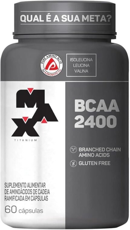Max Titanium Bcaa 2400 - 60 Cápsulas