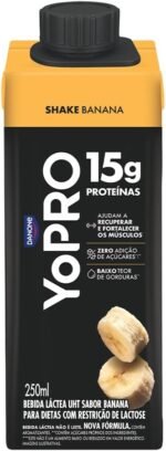 Pack YoPRO Bebida Láctea UHT Banana 15g de Proteínas 250ml - 24 Unidades - Imagem 3