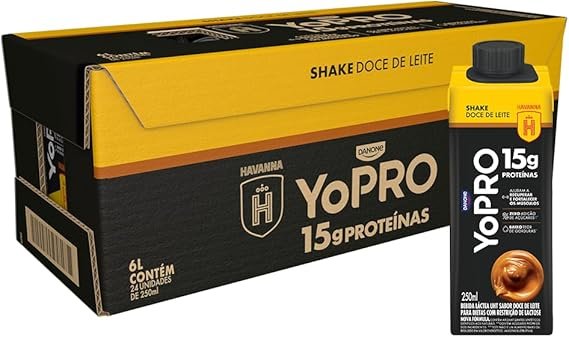 Pack-YoPRO-Bebida-Lactea-UHT-Doce-de-Leite-Havanna-15g-de-Proteinas-250ml-24-unidades.jpg Pack YoPRO Bebida Láctea UHT Doce de Leite Havanna 15g de Proteínas 250ml - 24 unidades - Imagem 1