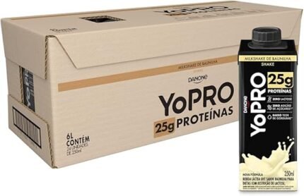 Pack YoPRO Bebida Láctea UHT Milkshake de Baunilha 25g de Proteínas 250ml - 24 Unidades