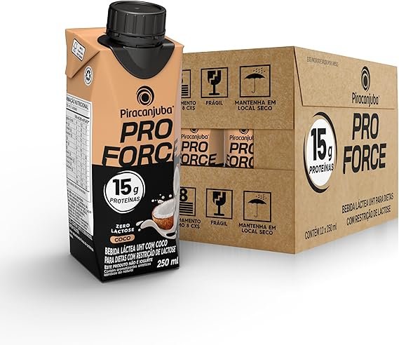 Piracanjuba-ProForce-15g-de-Proteinas-Zero-Lactose-Sabor-Coco-12-Unidades-de-250ml-1.jpg Piracanjuba ProForce 23g de Proteínas Zero Lactose Sabor Amendoim - 12 Unidades de 250ml - Imagem 1